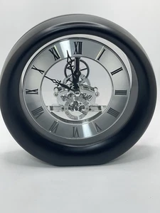 Jewels Black Interactive Gear Desktop Clock 7 inch - Picture 1 of 10