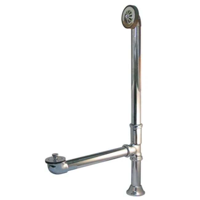 Elements Of Design DS2081 Chrome Exposed Drain Application For Clawfoot Tub - Image 1 of 1