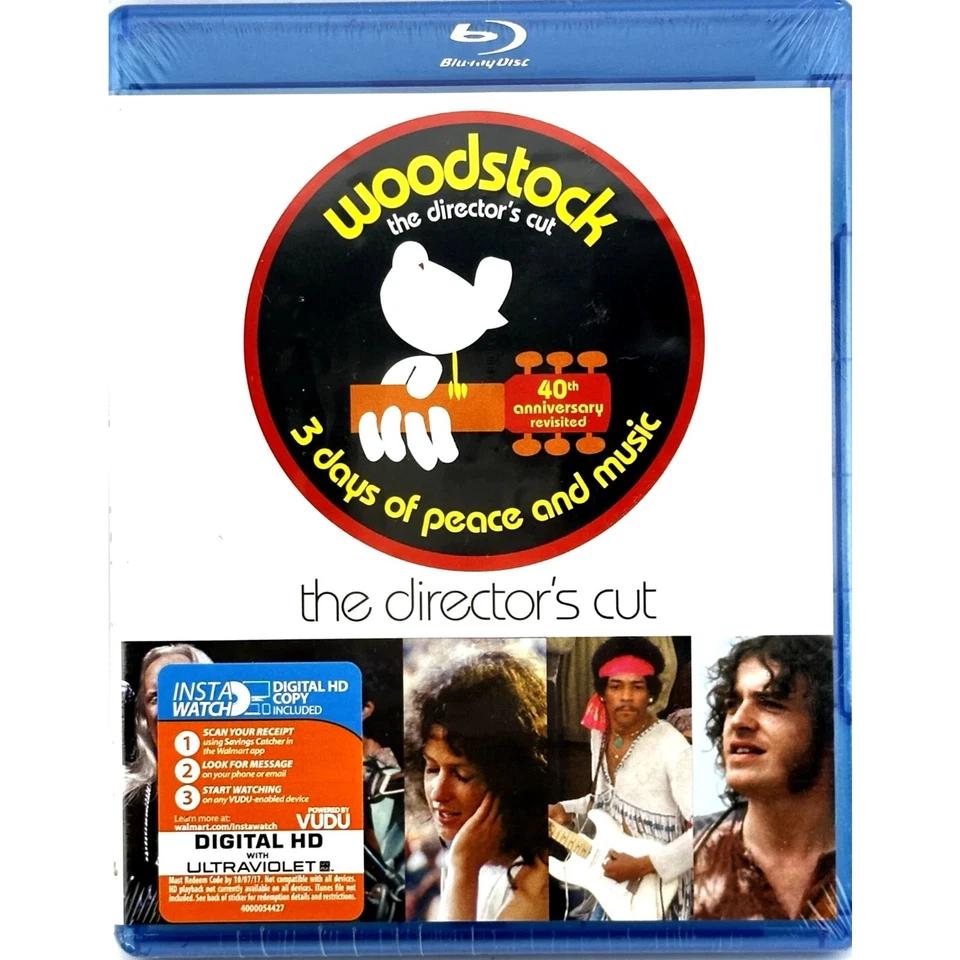 Woodstock The Director's Cut (NEW Blu-ray) 40th Anniversary Revisited - Image 1 of 1