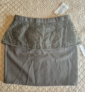 Neu mit Etikett Sugar Lips Damen S olivfarben Bleistiftrock Spitze - Bild 1 von 12