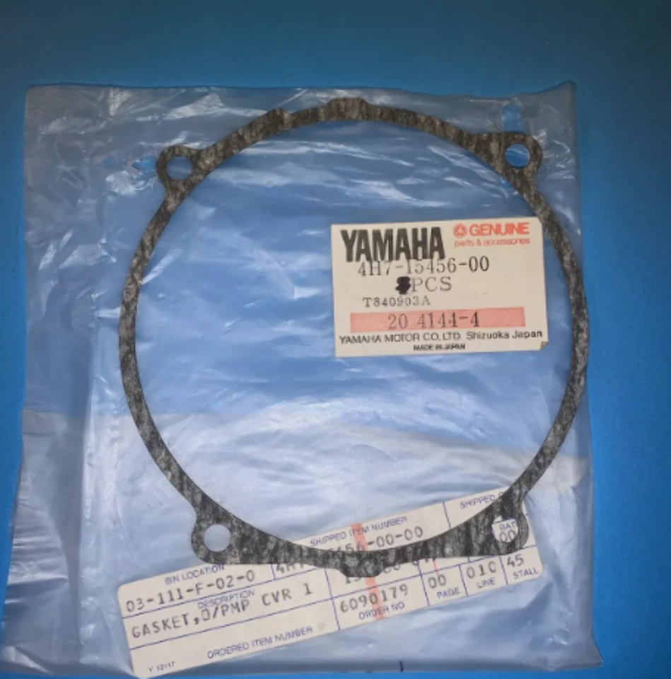 Junta de cubierta de bomba de aceite OEM NUEVO DE STOCK Yamaha XJ550 XJ650 XJ750 XJ900 4H7-15456-00 Foto 1 de 4