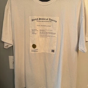 Camiseta de charol FTP - blanca - XXL - Imagen 1 de 4