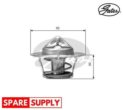 THERMOSTAT, COOLANT FOR BEDFORD DAIHATSU GEO GATES TH04182G1 - Image 1 of 4