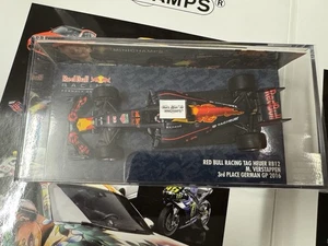 Minichamps 1/43 Red Bull Racing RB12 2016  Max Verstappen Third Place Germany - Foto 1 di 5
