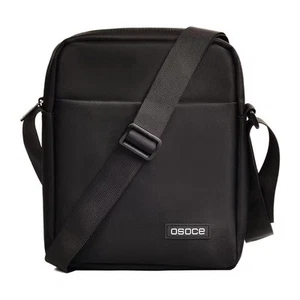 Messenger Bag Umhängetasche Schultertasche für Herren Wasser klein 1.0 schwarz - Bild 1 von 8