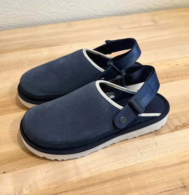 Zuecos de gamuza azul costa dorada UGG talla 10 para hombre 1142172 ¡¡BONITOS!! $130 Minorista ⭐️ Foto 1 de 4