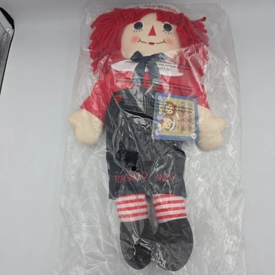 Винтажная плюшевая тряпичная кукла RAGGEDY ANDY Coubt Your Blessings Aurora 16 дюймов  - Изображение 1 из 4