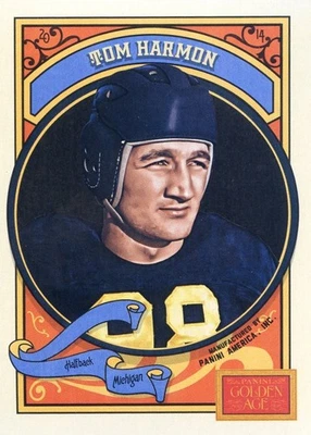 2014 Panini Golden Age Base #51 Tom Harmon - Michigan - Image 1 of 2