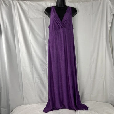 Camisón sin mangas de algodón para mujer Gillian & O'Malley talla LG/TG púrpura Foto 1 de 4