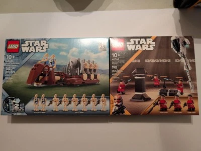 LEGO Star Wars 40686 Trade Federation Troop & 40765 Kamino Training New Sealed - Image 1 of 3