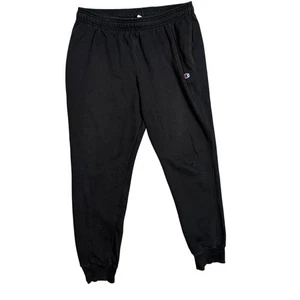 Pantalones deportivos Champion negros algodón XL - Imagen 1 de 6