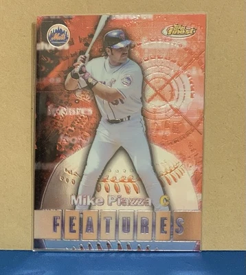 2000 Topps Finest Features Mike Piazza, Ivan Rodriguez #125 - Image 1 of 2