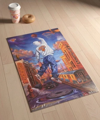 Limited Edition Dunkin’ X New York Knicks Poster Design By International Artists - Image 1 of 2