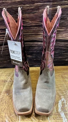 Bota occidental para mujer Ariat Futurity Boon talla 9B patente de vino fino/ahumada Foto 1 de 4