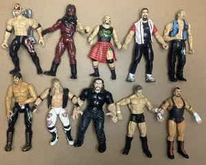 Vintage WWE & WWF Wrestling Action Figures  Jakks Lot of 10 - Picture 1 of 19