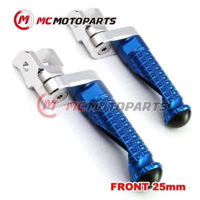 Para Honda CBR300R 15-20 19 18 17 16 MPRO 25 mm Descenso AZUL Pies Piloto Foto 1 de 4