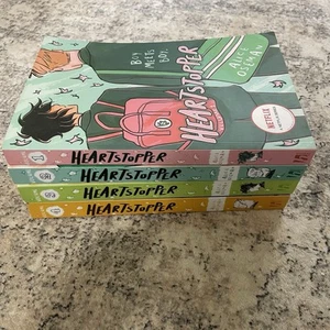 Heartstopper Series Vol 1-4, Book Set Alice Oseman, Paperback LGBT - Picture 1 of 8