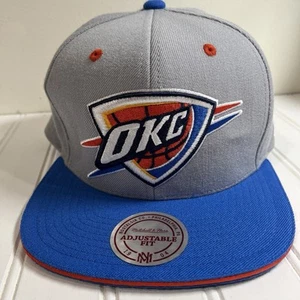 OKC Oklahoma City Thunder NBA Mitchell And Ness Hat Snapback Adjustable - Picture 1 of 5