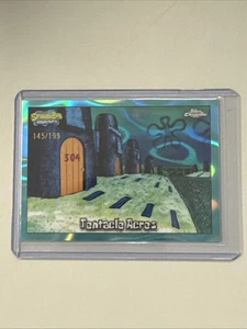 2025 Topps Chrome SpongeBob Tentacle Acres Aqua Lava /199  - Picture 1 of 2