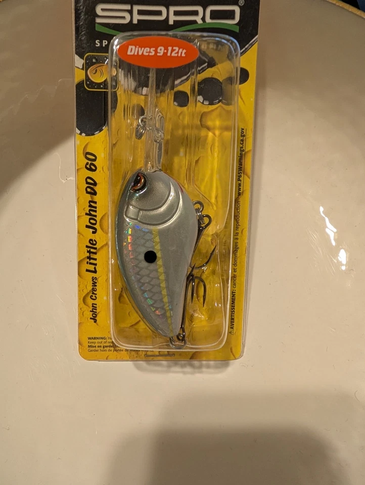 Spro John Crews Little John DD 60 Crankbait, 60mm, 5/8oz Homemade Shad - Image 1 of 1