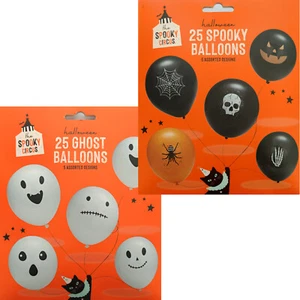 Halloween Globos Espeluznantes y Fantasmales Diseño Fiesta Decoración SELECCIONAR Globos - Imagen 1 de 4