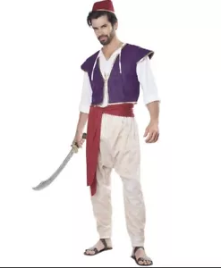 Arabian Folk Hero Aladdin Inspired Adult Costume - Picture 1 of 6