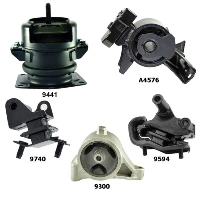 Motor y transmisión automática. Juego de 5 soportes para Honda Ridgeline 2014-2010 V6-3,5 L Foto 1 de 4