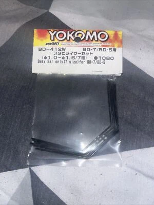 Yokomo BD-5 Sway Bar Set 1-1.6mm BD-412W OZRC JC - Image 1 of 2