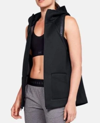 Chaleco cortavientos Under Armour Golf para mujer Storm negro resistente al agua M Foto 1 de 4