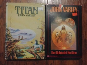 Lot of 2 John Varley hardcover, Titan, The Ophiuchi Hotline - Picture 1 of 1