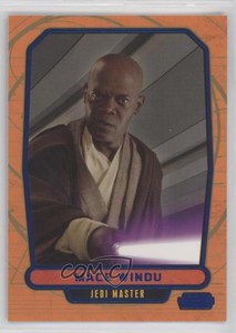 2012 Topps Star Wars Galactic Files Blue 123/350 Mace Windu #70 0ad
