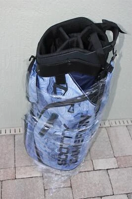 NEW SCOTTY CAMERON EXPLORER FLORAL BLUE CART BAG - CIRCLE T - Image 1 of 4