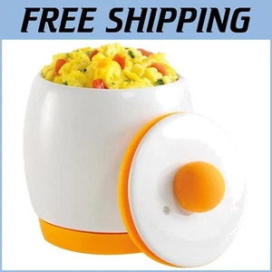 Convenient Microwave Egg Poacher with Lid – Perfectly Cooked Fluffy Eggs - Picture 1 of 3