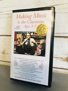 MAKING MUSIC IN THE CLASSROOM Ages 3-7 VHS Home Video Cassette Tape Clamshell  - Bild 1 von 8