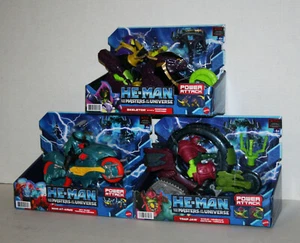 He-Man MOTU SKELETOR PAINTHOR MAN AT ARMS SKY SLED TRAP JAW CYCLE 3er Set - Bild 1 von 7