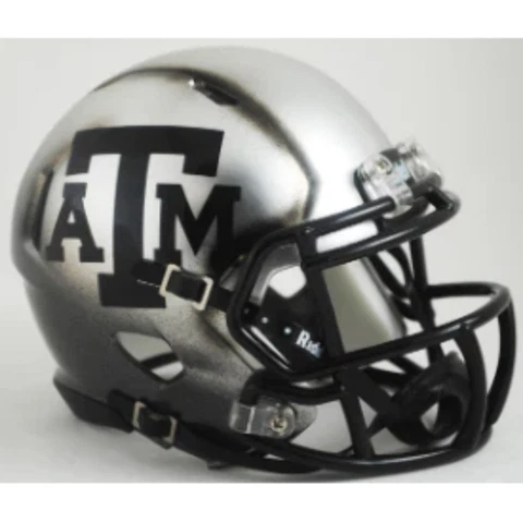 Texas A&M Aggies NCAA Mini Speed Football Helmet Ice Hydro - NCAA Cover
