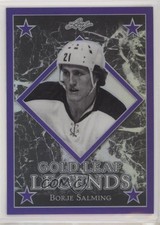 2017-18 Leaf Gold Leaf Legends Purple /5 Borje Salming #GLL-03 HOF
