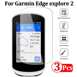 3PCS For Garmin Edge Explorer 2 Tempered Glass Film Cover Saver Screen Protector - Picture 1 of 6
