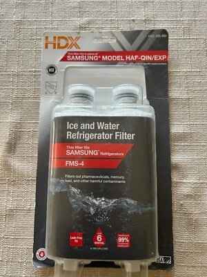 HDX FMS-4 Premium Refrigerator Water Filter Replacement Fits Samsung HAF-QIN/EXP - Image 1 of 4