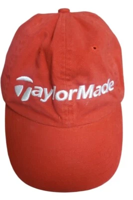 Gorra de béisbol de golf Taylormade roja de algodón para hombre ajustable adulto Foto 1 de 3