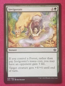 Magic The Gathering DUEL DECKS ANTHOLOGY GARRUK VS LILIANA INVIGORATE card MTG - Picture 1 of 2