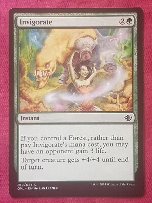 Magic The Gathering DUEL DECKS ANTHOLOGY GARRUK VS LILIANA INVIGORATE card MTG - Image 1 of 2