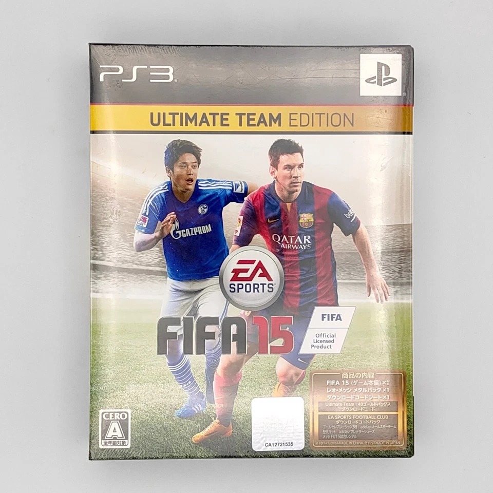 FIFA 15 Ultimate Team Edition Limited w/ Messi Metal Pack 2014 PlayStation PS3 - Image 1 of 4