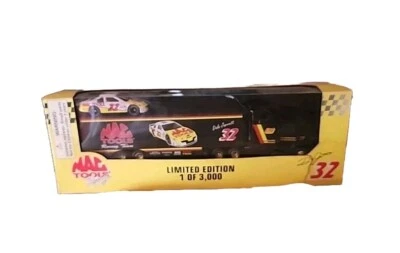 Dale Jarrett #32 Mac Tools 1/64 Diecast Transporter con coche 1995 - ¡1 de 3.000! Foto 1 de 4