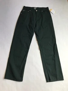 Moschino Jeans Men’s Dark Green Straight Leg Jeans, Size 34 - Picture 1 of 5