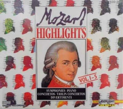 Mozart Highlights - Vol. 1-5 Mozart CD Top-quality Free UK shipping Audio CD - Image 1 of 4