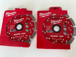 2x Milwaukee Speedcross Diamanttrennscheibe AUDD 150 mm für abrasive Materialien - Bild 1 von 4