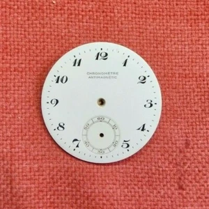 cadran rond montre CHRONOMETRE ANTIMAGNETIC neuf - Imagen 1 de 3