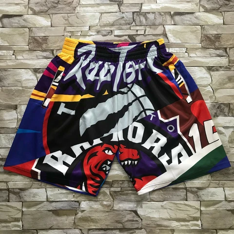 New Toronto Raptors Classic Men Basketball Shorts Size:S-XXL Cover