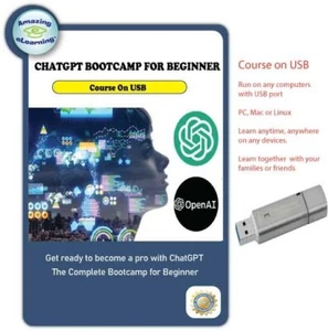 How to Use ChatGPT for AI Chat - The Bootcamp for Beginner - Course on USB - Picture 1 of 1